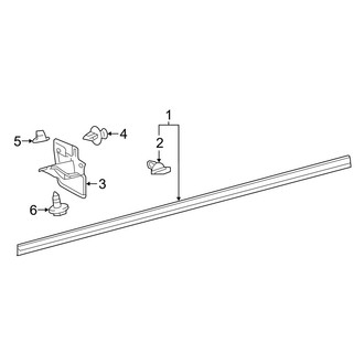 Lexus OE - Pillars, Rocker & Floor - Exterior Trim