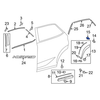 Lexus OE - Fender Liner Retainer
