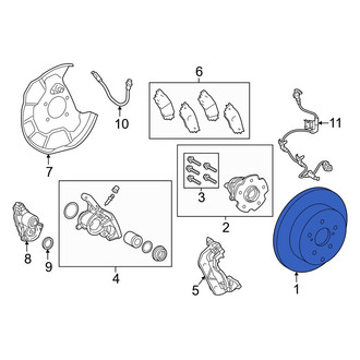 Lexus OE - Rear Disc Brake Rotor