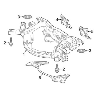 Lexus OE - Rear Suspension - Suspension Mounting (FWD)