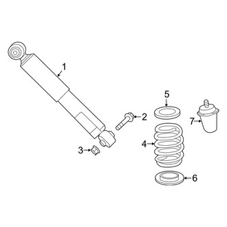 Lexus OE - Rear Suspension - Shocks & Components (AWD)