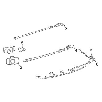 Lexus OE - Rear Bumper - Electrical Components