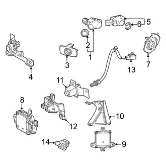 Lexus OE - Front Bumper & Grille - Electrical Components (Base)