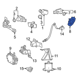 Lexus OE - Rear Outer Parking Aid Sensor Housing