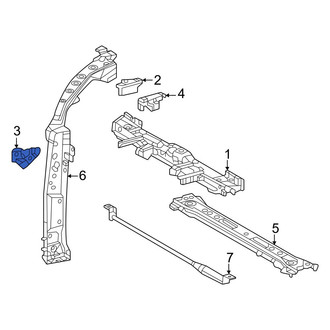 Lexus OE - Front Right Lower Bumper Cover Bracket