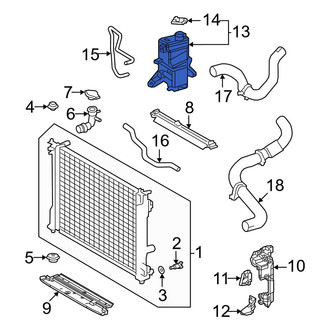 Lexus OE - Engine Coolant Reservoir