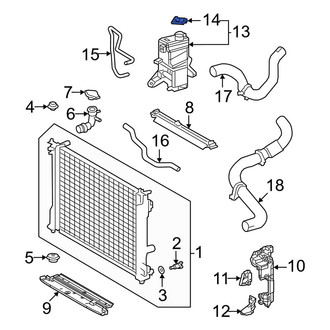 Lexus OE - Engine Coolant Reservoir Cap