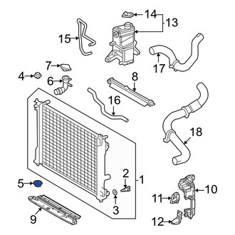 Lexus OE - Lower Radiator Insulator