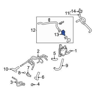 Lexus OE - Front Engine Coolant Control Valve