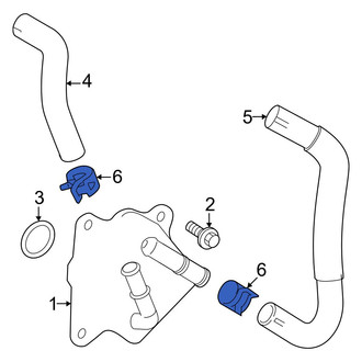 Lexus OE - Front Engine Coolant Bypass Pipe Clamp