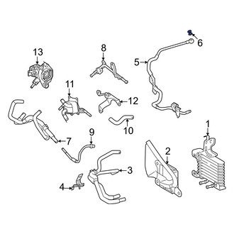 Lexus OE - Automatic Transmission Oil Cooler Hose Gasket