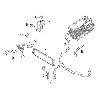 Lexus OE - Inverter Cooling Components (With External Cooler)