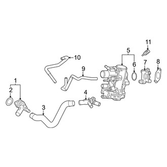 Lexus OE - Cooling - Hoses & Pipes