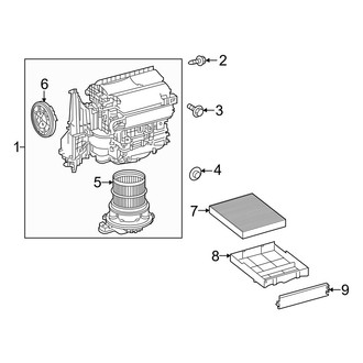 Lexus OE - Air Conditioner & Heater - Blower Motor & Fan