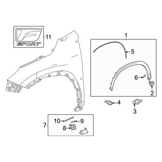 Lexus OE - Fender - Exterior Trim