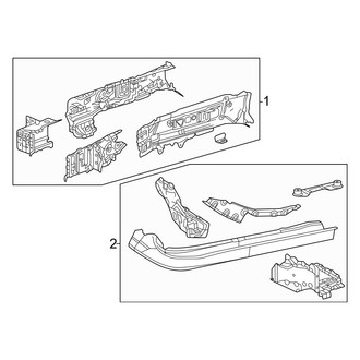 Lexus OE - Fender - Structural Components & Rails (NAP Built, Rails & Components)