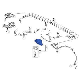 Lexus OE - Radio Antenna Assembly