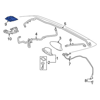 Lexus OE - GPS Navigation System Antenna