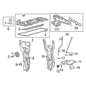 Lexus OE - Engine Oil Drain Plug