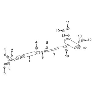 Lexus OE - Exhaust System - Exhaust Components