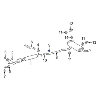 Lexus OE - Exhaust Bolt