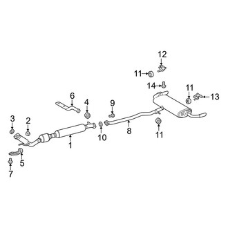 Lexus OE - Exhaust System - Exhaust Components