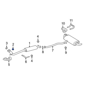 Lexus OE - Catalytic Converter Nut