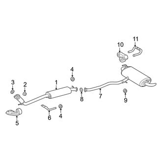 Lexus OE - Exhaust System - Exhaust Components