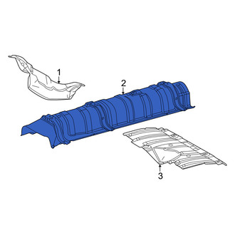 Lexus OE - Center Floor Pan Heat Shield