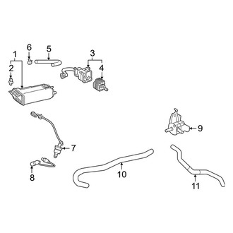 Lexus OE - Emission System - Emission Components