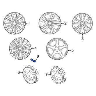 Lexus OE - Wheel Lug Bolt
