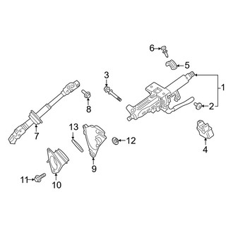 Lexus OE - Steering Column Assembly (Manual Tilt/Telescoping)