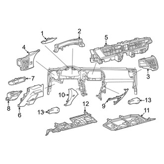 Lexus OE - Instrument Panel Components