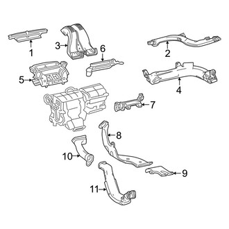 Lexus OE - Instrument Panel - Ducts
