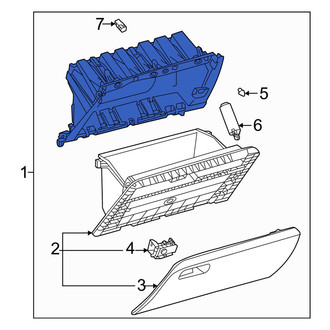 Lexus OE - Front Glove Box Assembly
