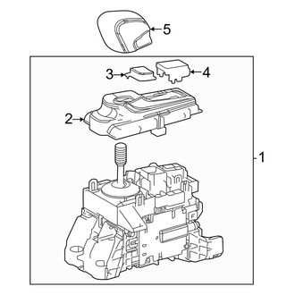 Lexus OE - Center Console (Japan Built, Shifter Components)