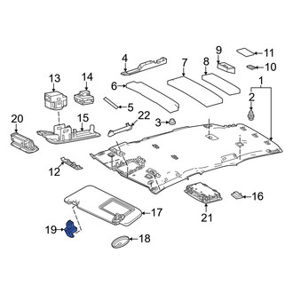Lexus OE - Sun Visor Holder