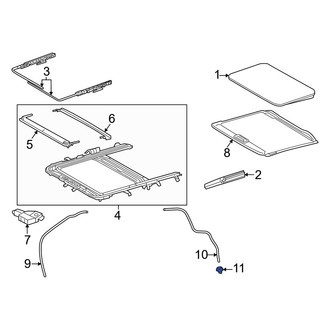 Lexus OE - Rear Sunroof Drain Hose Grommet