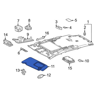 Lexus OE - Right Sun Visor