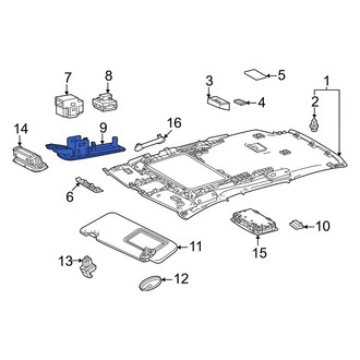 Lexus OE - Front Navigation Microphone Cap