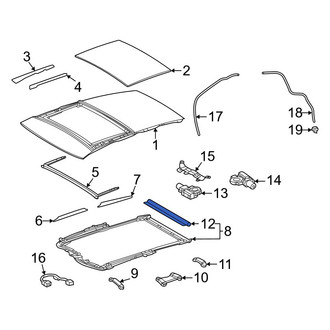 Lexus OE - Sunroof Cover