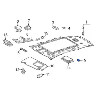 Lexus OE - Rear Navigation Microphone Cap