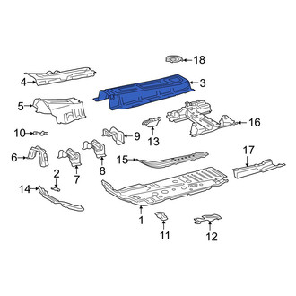 Lexus OE - Front Center Forward Floor Pan