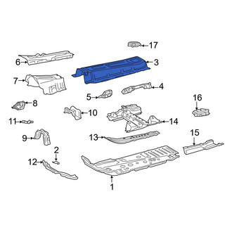 Lexus OE - Front Center Forward Floor Pan