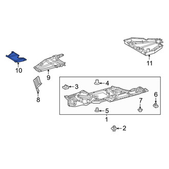 Lexus OE - Rear Floor Pan Heat Shield