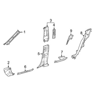 Lexus OE - Pillars, Rocker & Floor - Interior Trim