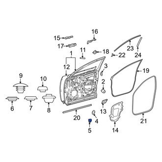 Lexus OE - Rear Door Plug