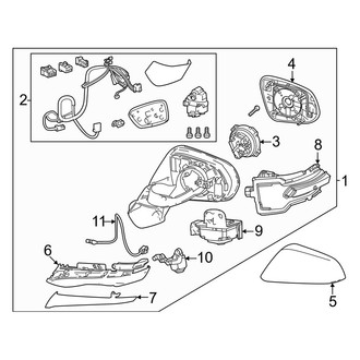 Lexus OE - Front Door - Outside Mirrors (Japan Built)