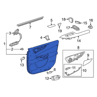 Lexus OE - Front Left Inner Door Interior Trim Panel