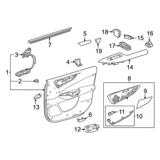 Lexus OE - Front Door - Interior Trim (Japan Built)